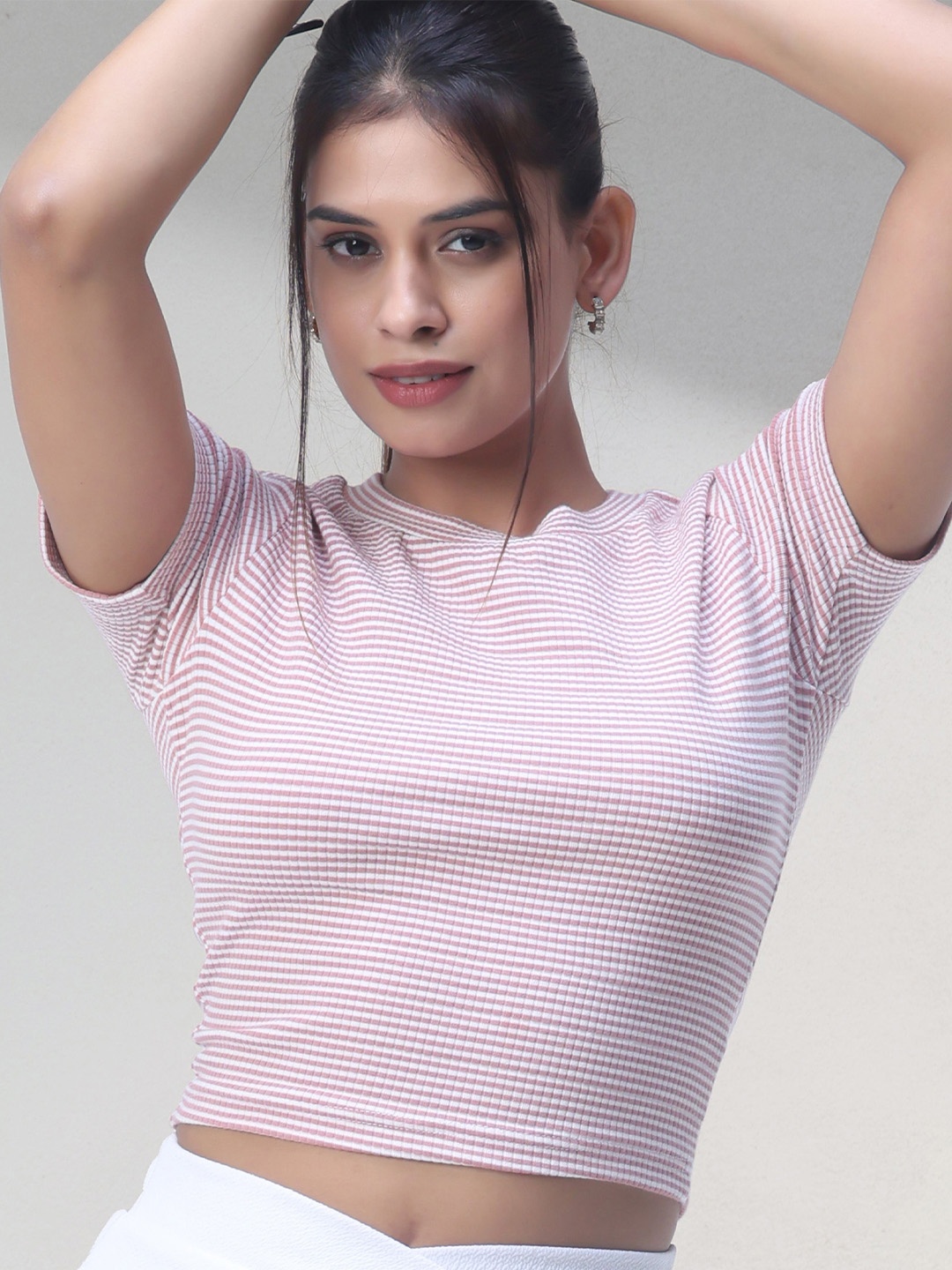 

sollobell Cotton Crop Top, Pink