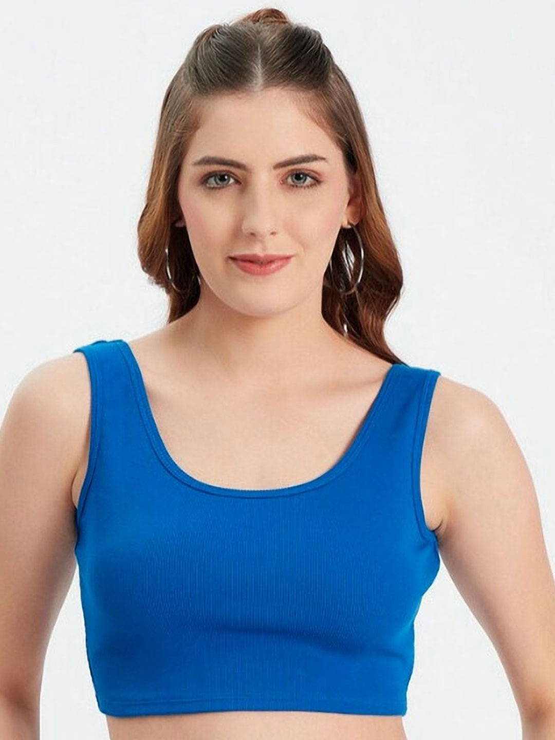 

sollobell Cotton Crop Top, Blue