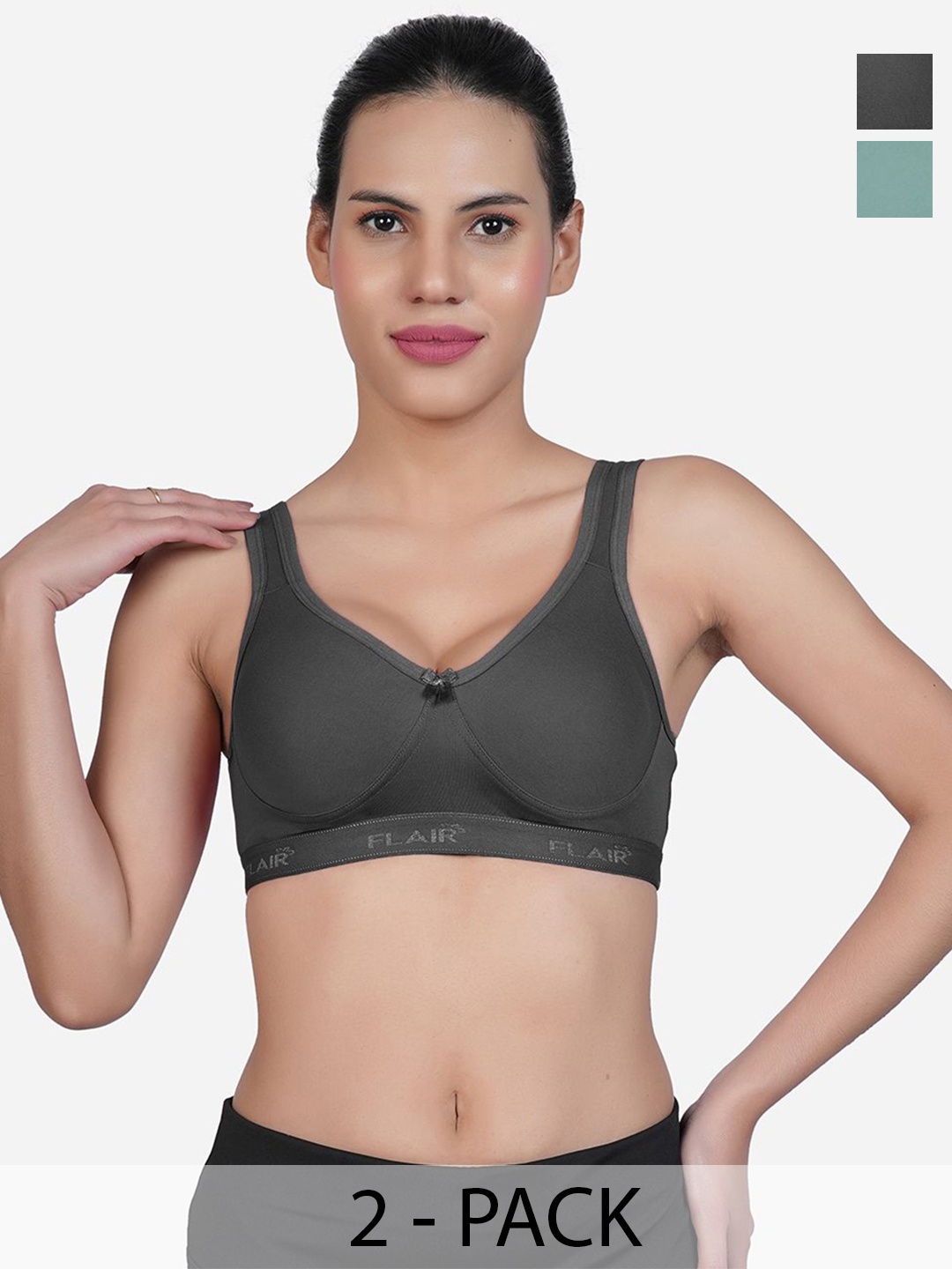 

SHYAM SONS FLAIR Bra Full Coverage, Green