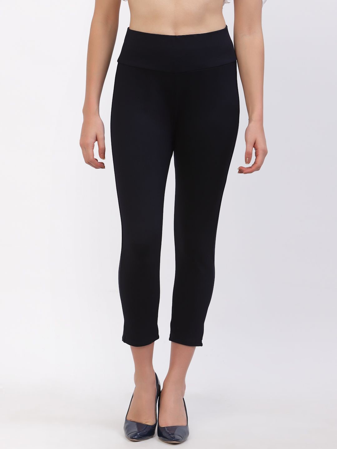 

DELIS Women Skinny Fit Jeggings, Navy blue
