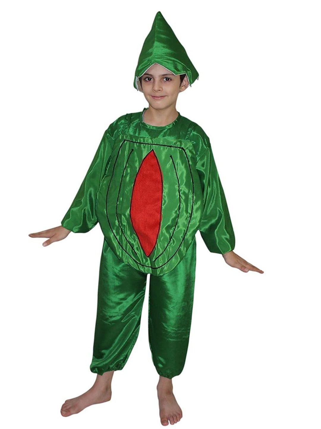 

Kaku Fancy dresses Kids Watermelon Fruits Costume Set, Green