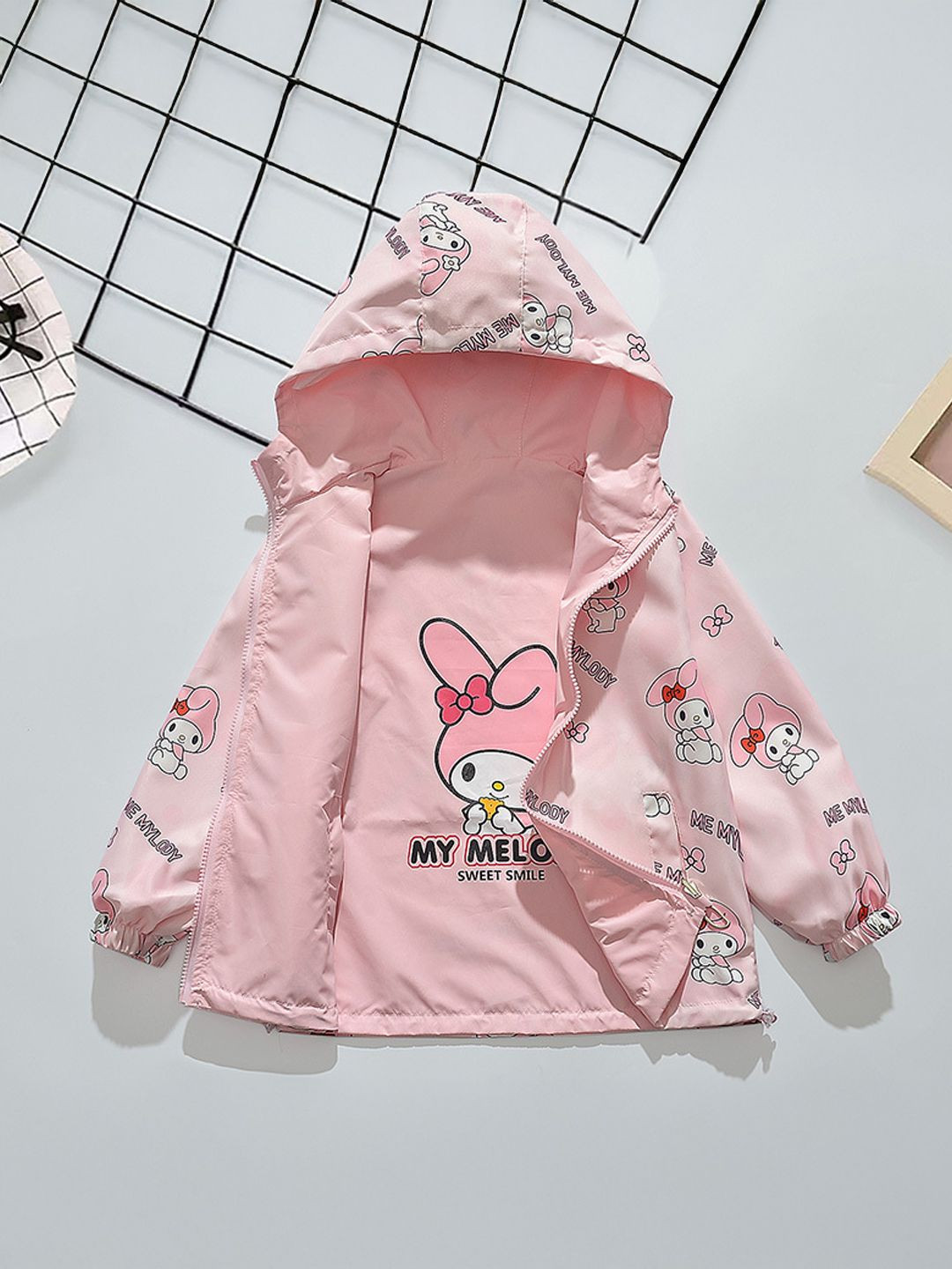 

Xsole Unisex Kids Graphic Printed Bomber Jacket, Pink