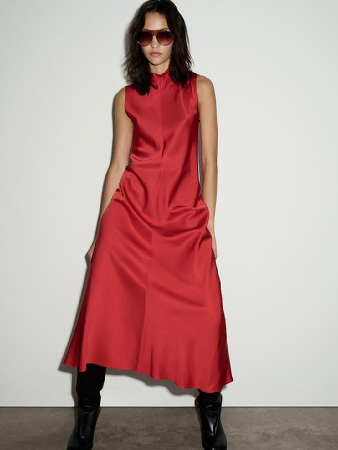 

LULU & SKY A-Line Maxi Dress, Red