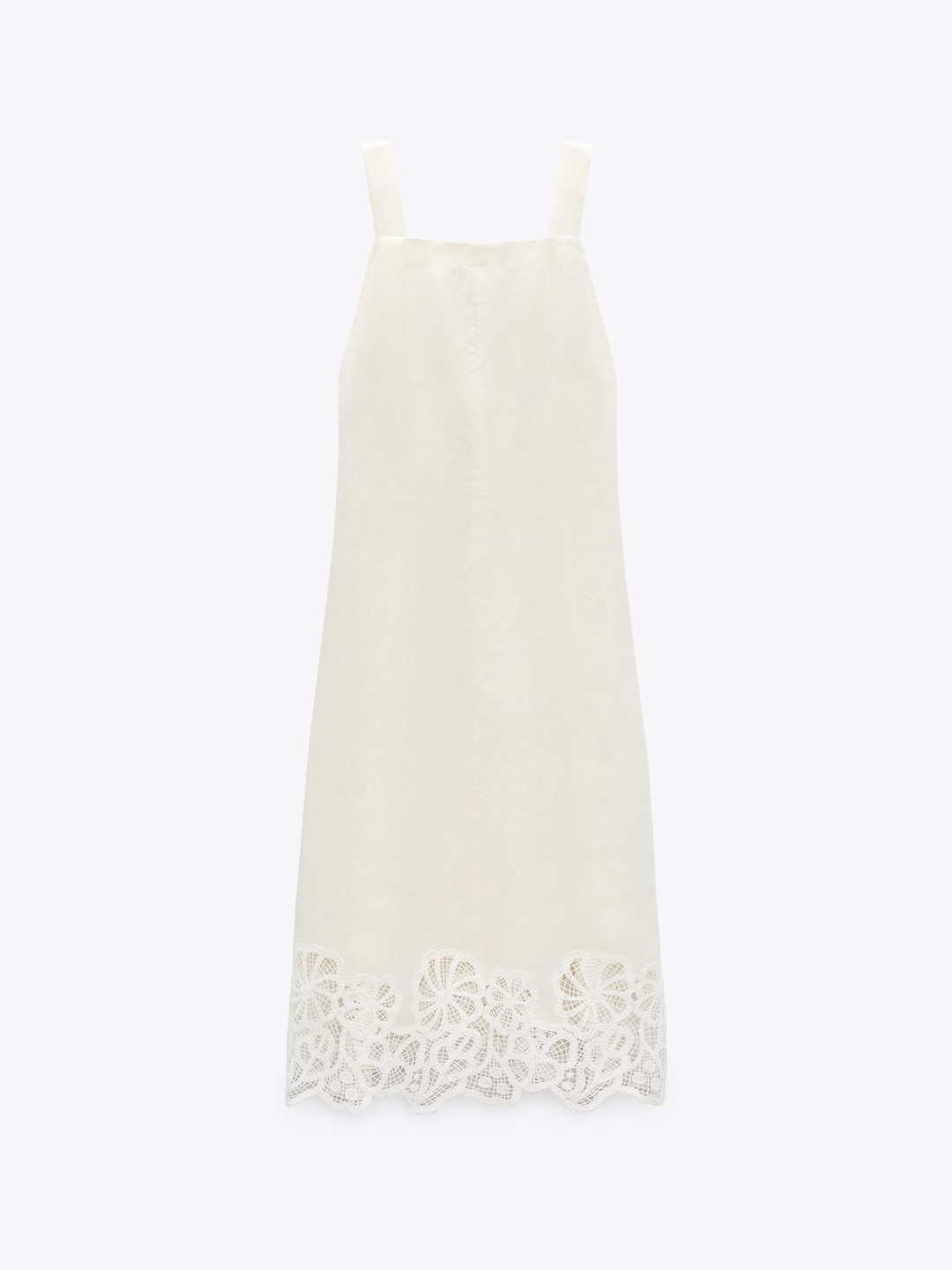 

ZARA A-Line Midi Dress, White