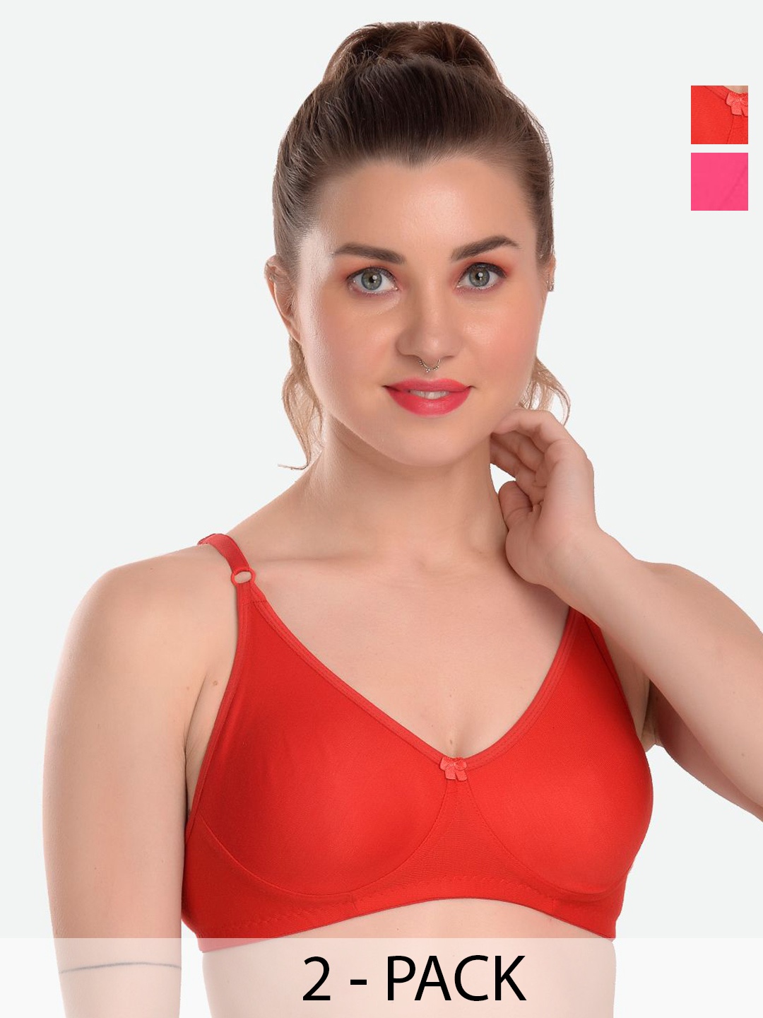 

MiEstilo Bra Full Coverage, Red