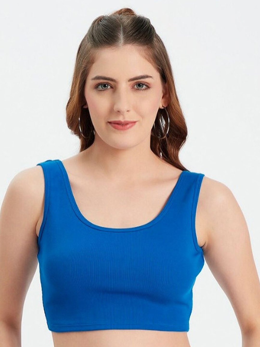 

sollobell Cotton Crop Top, Blue