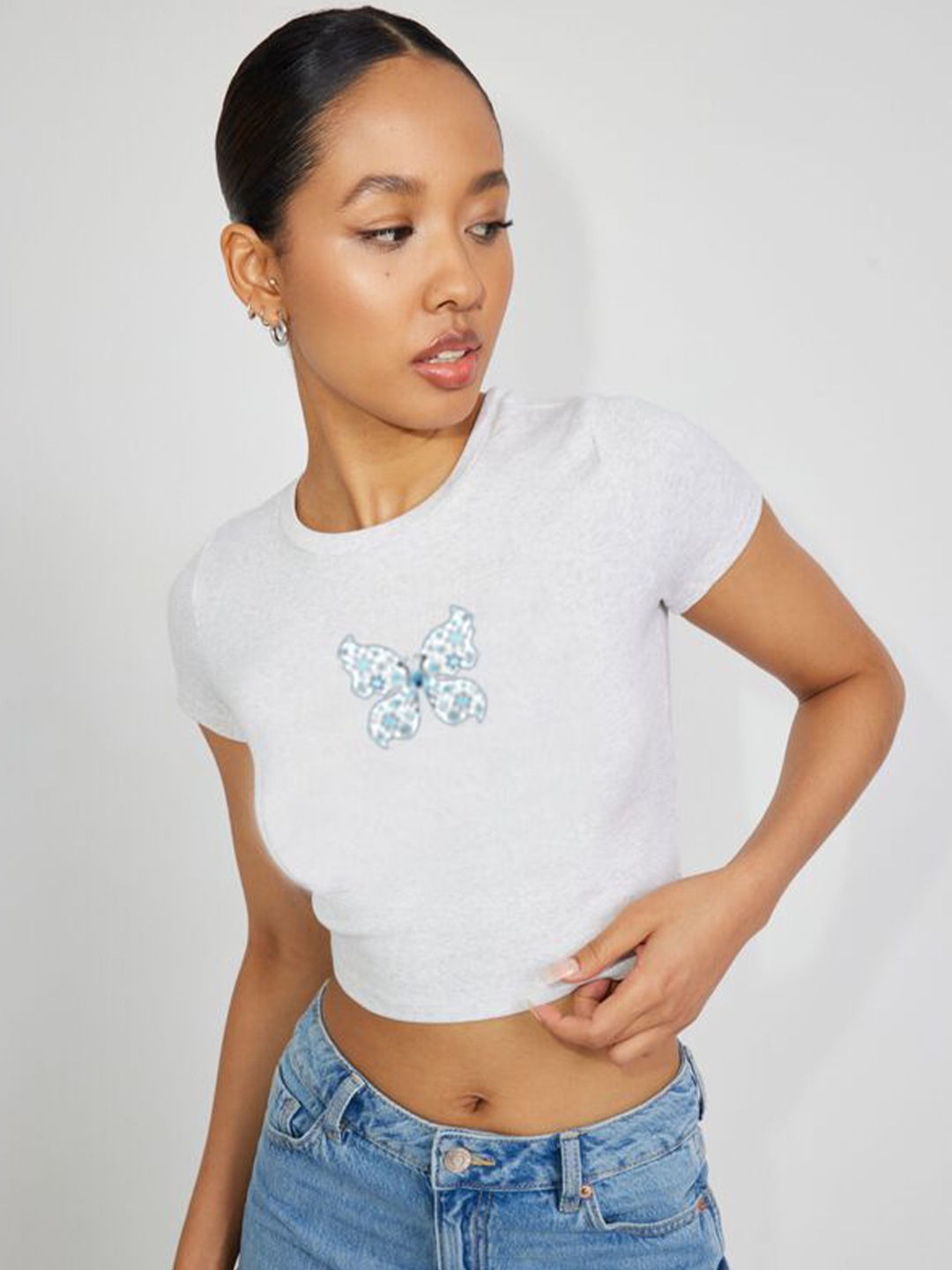 

sollobell Cotton Crop Top, White