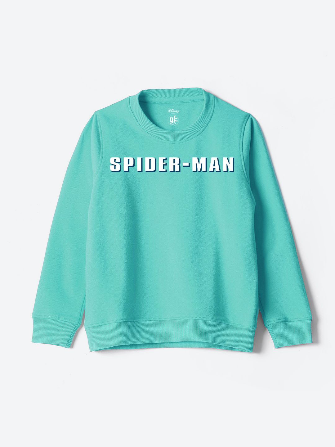 

YK Marvel Boys Printed Pullover Sweatshirt, Turquoise blue