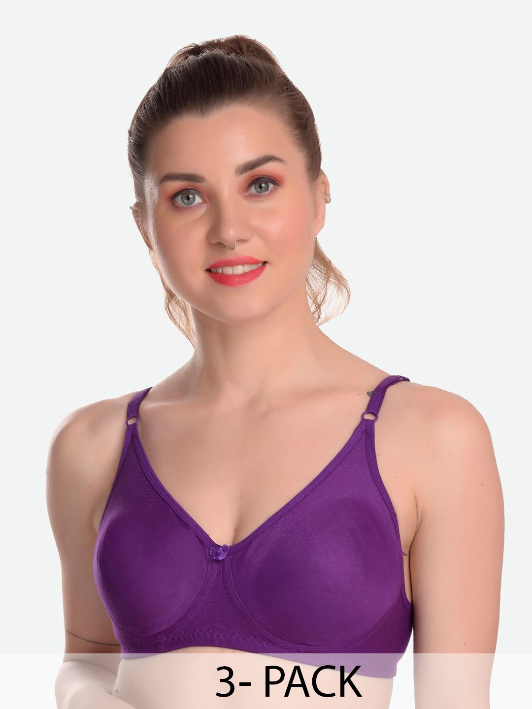 

MiEstilo Bra Full Coverage, Maroon