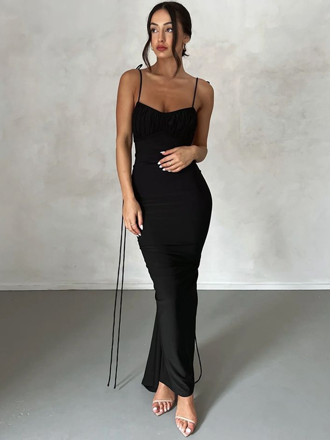 

LULU & SKY Maxi Dress, Black