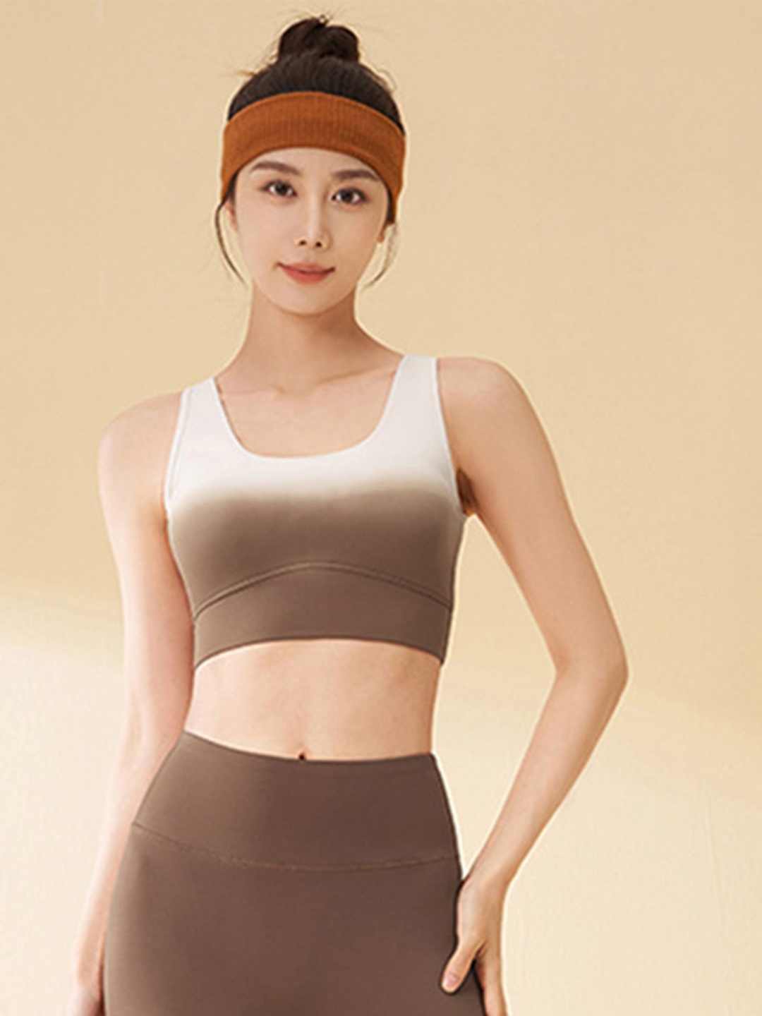 

LULU & SKY Crop Top, Brown