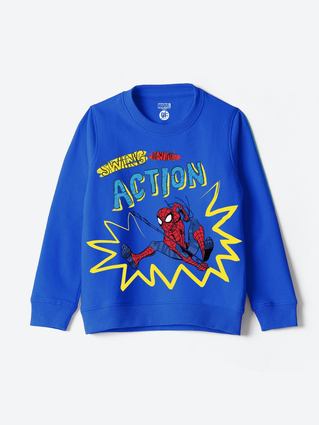 

YK Marvel Boys Printed Sweatshirt, Blue