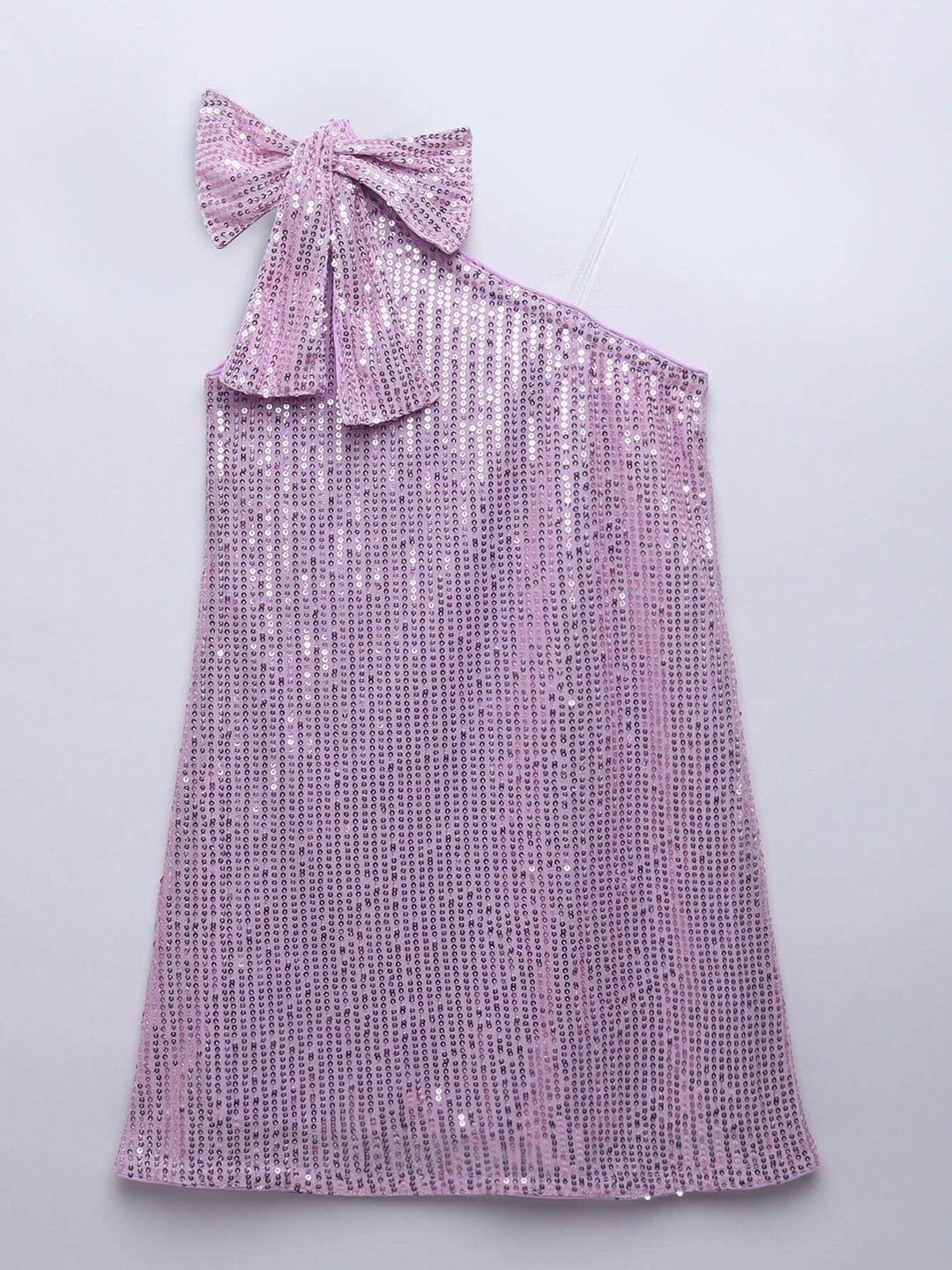 

Taffykids Girls One Shoulder A-Line Dress, Purple
