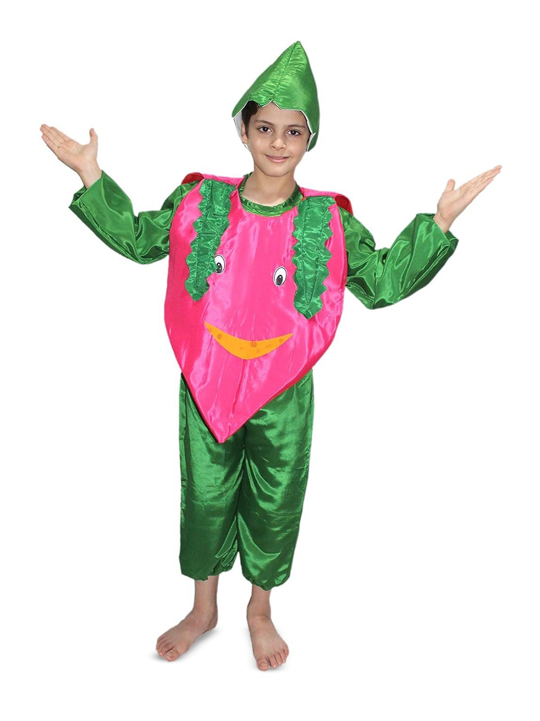 

Kaku Fancy dresses Kids Fancy Dresses Onion Costume Set, Pink