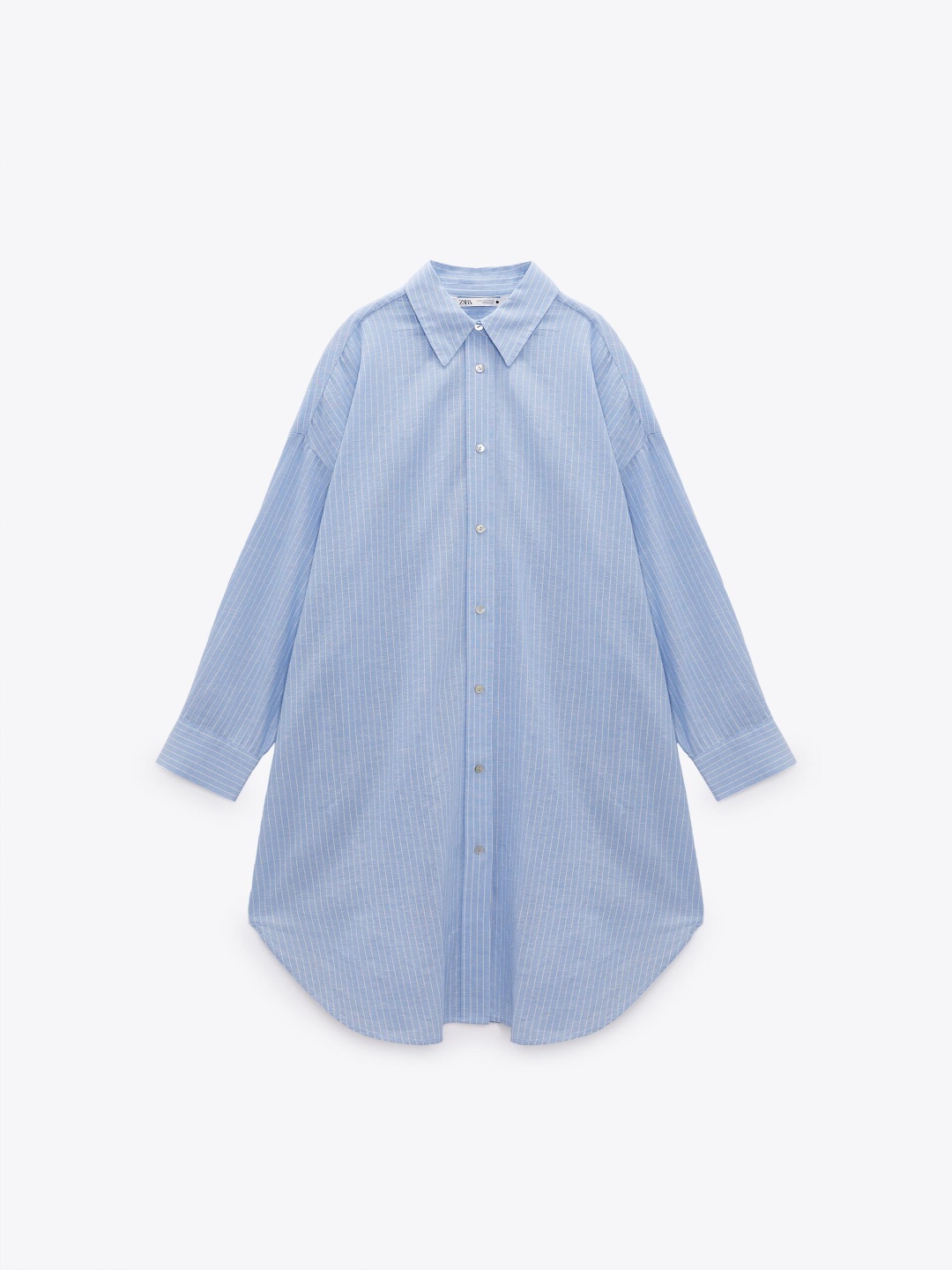 

ZARA Shirt Dress, Blue