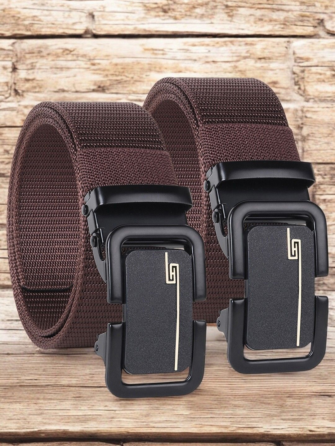 

Metronaut Men Textured 2 Belt, Brown