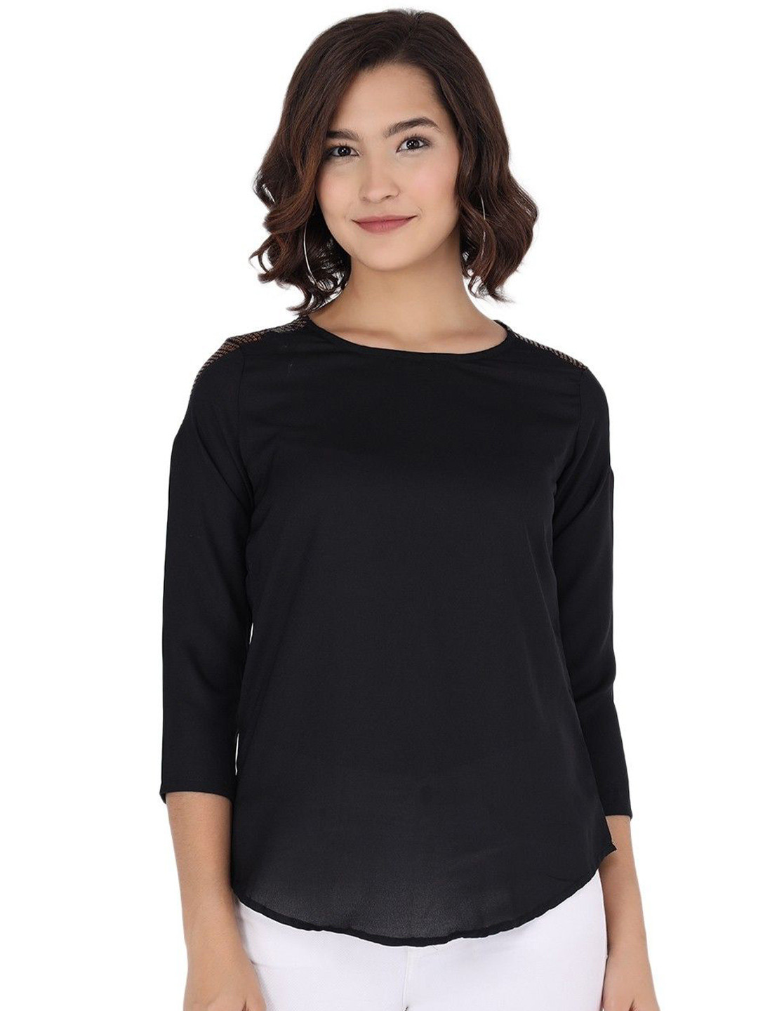 

CULPI Women Top, Black
