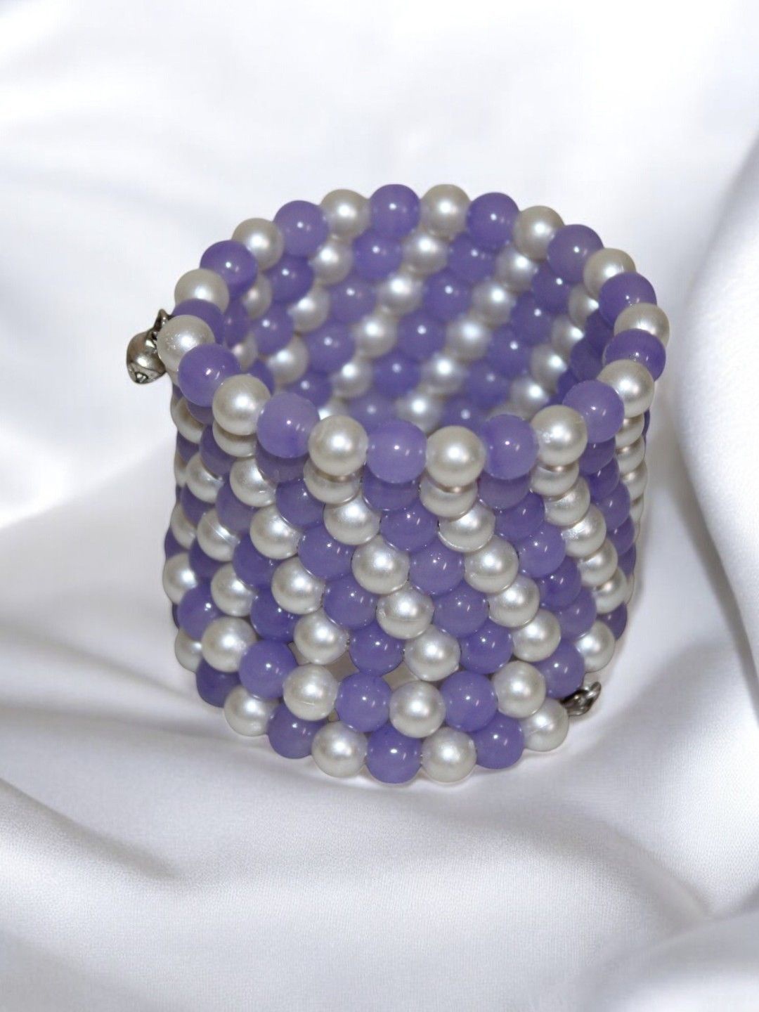 

Jolly Faces Beaded Multistrand Bracelet, Blue