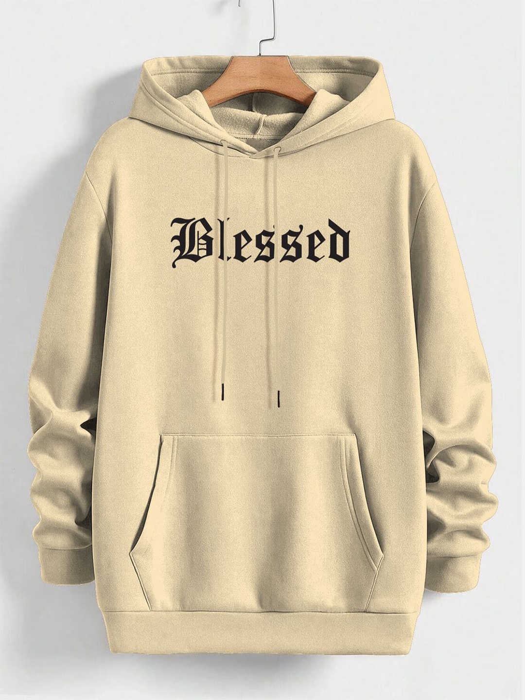 

TOGS & TERRE Women Printed Hooded Sweatshirt, Beige