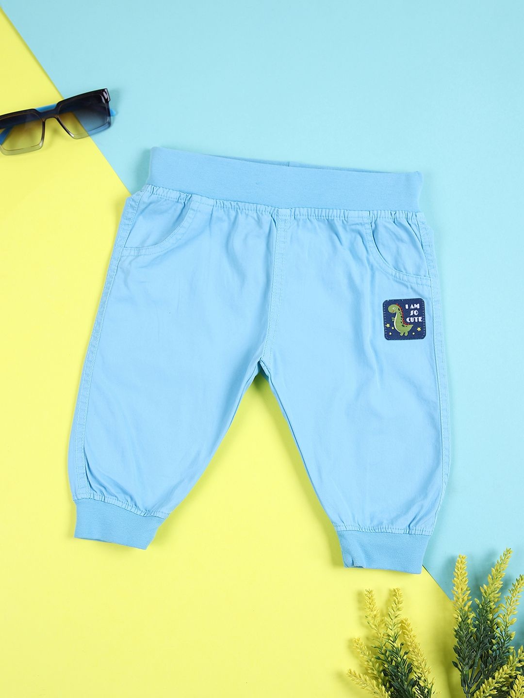 

V-Mart Boys Regular Fit Mid-Rise Cotton Joggers, Blue
