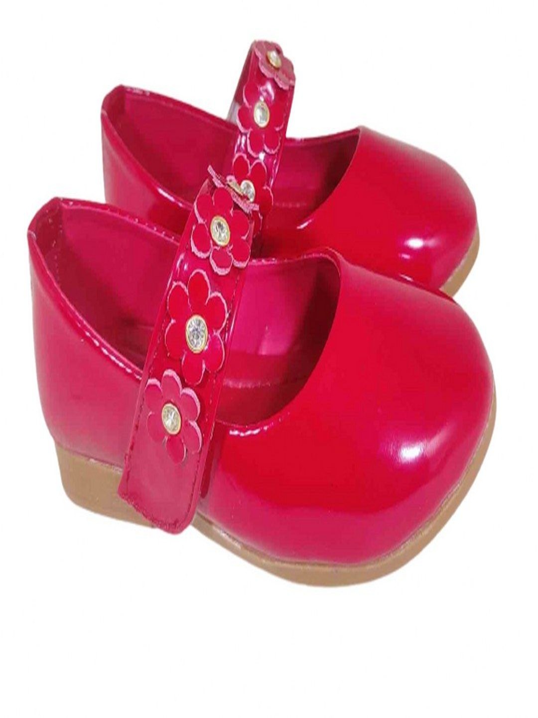 

NEW LATEST Girls Party Round Toe Ballerinas Flats, Red