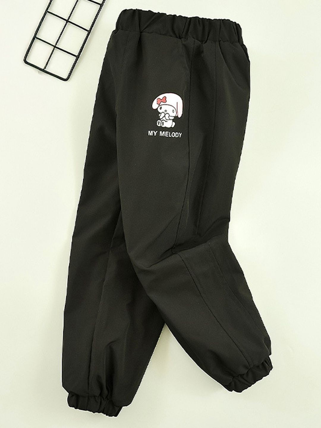 

Xsole Kids Relaxed Fit Mid-Rise Joggers Trousers, Black