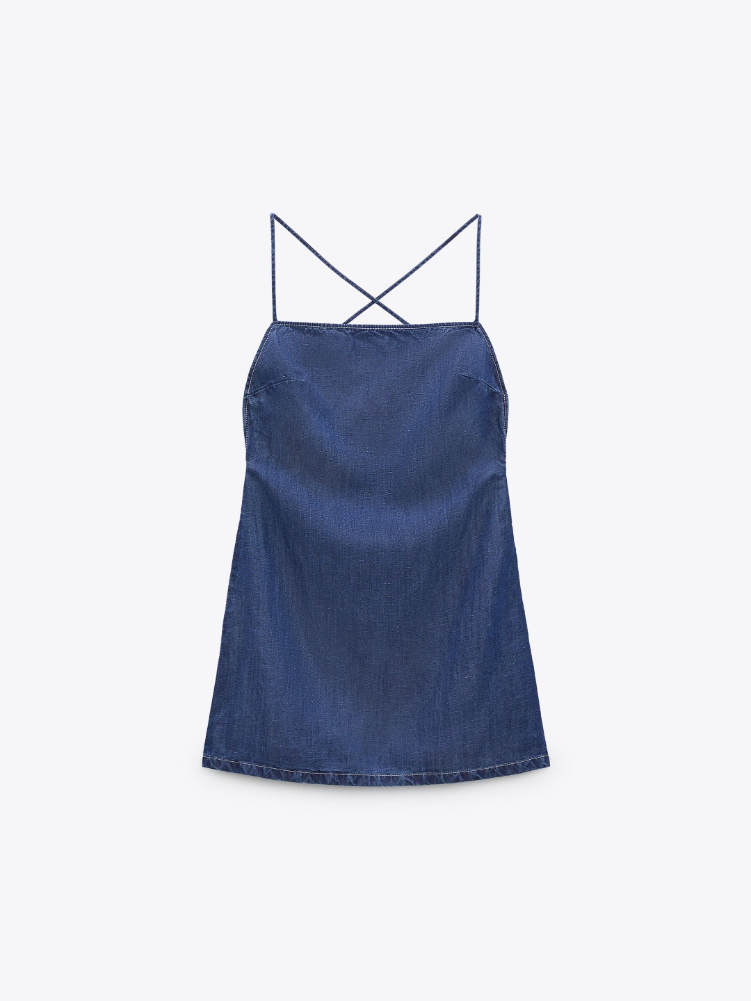 

ZARA A-Line Dress, Navy blue