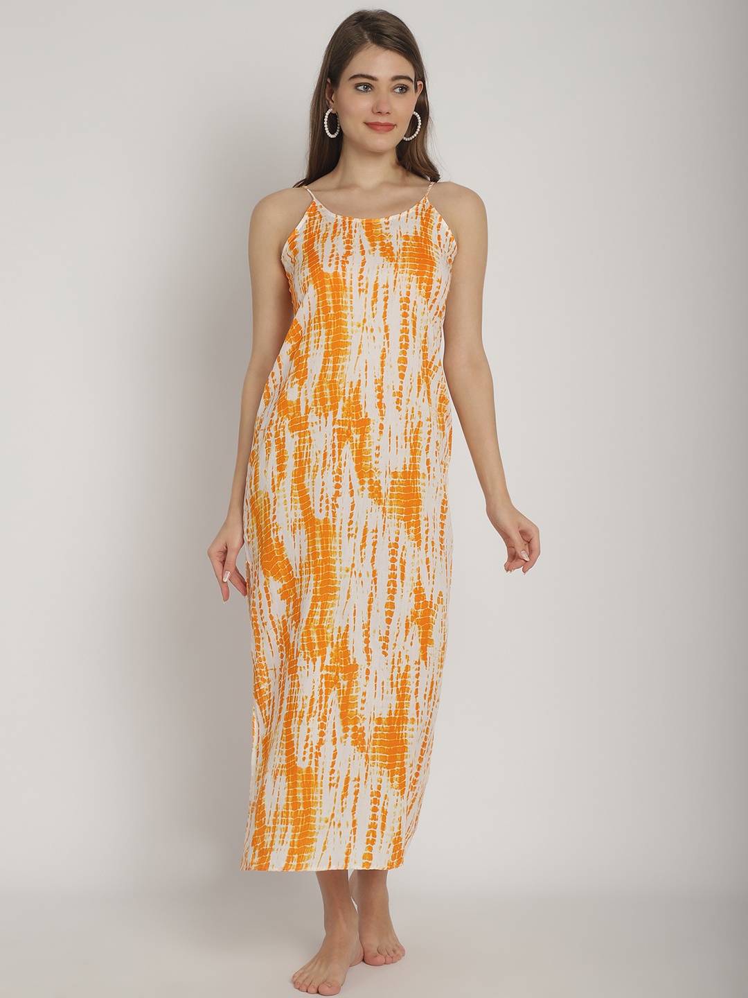 

Blissence Women Straight Long Cover-up Dress, Yellow