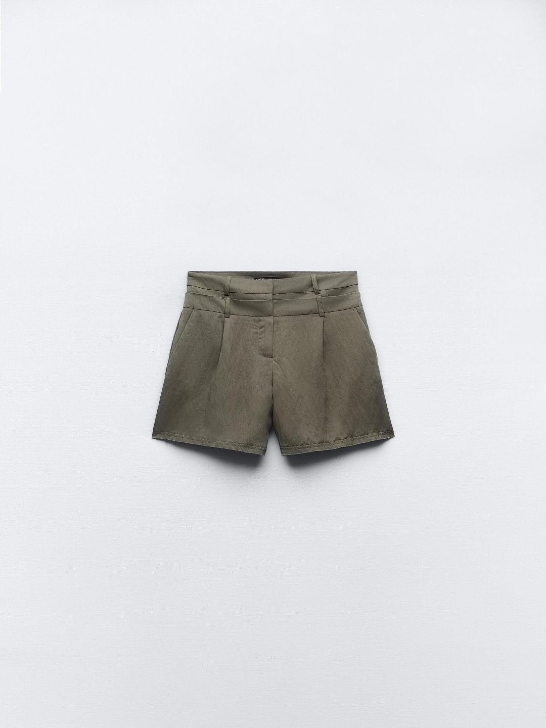 

ZARA Women Khaki Shorts