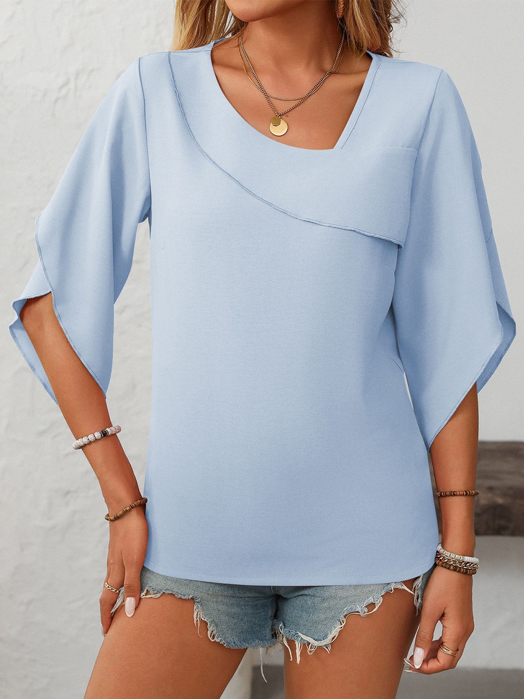 

StyleCast x Revolte Top, Blue