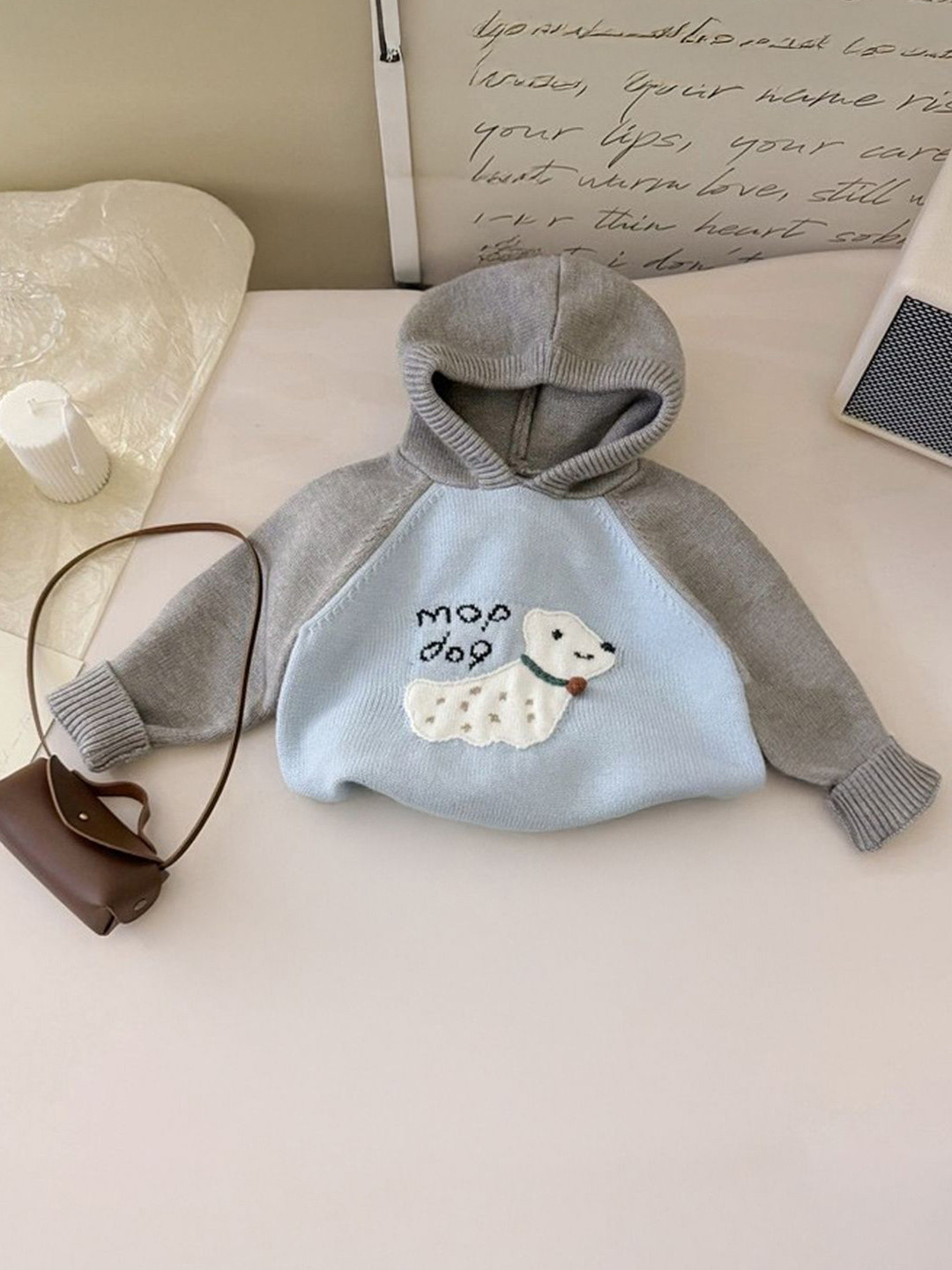 

FOREVER FRIDAY Girls Printed Hooded Sweatshirt, Grey