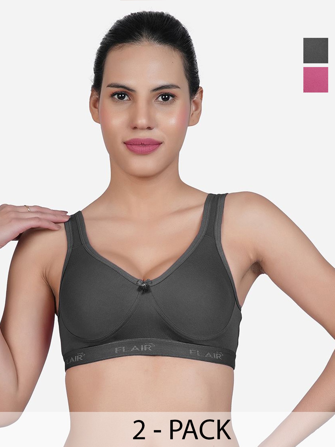 

SHYAM SONS FLAIR Bra Full Coverage, Black