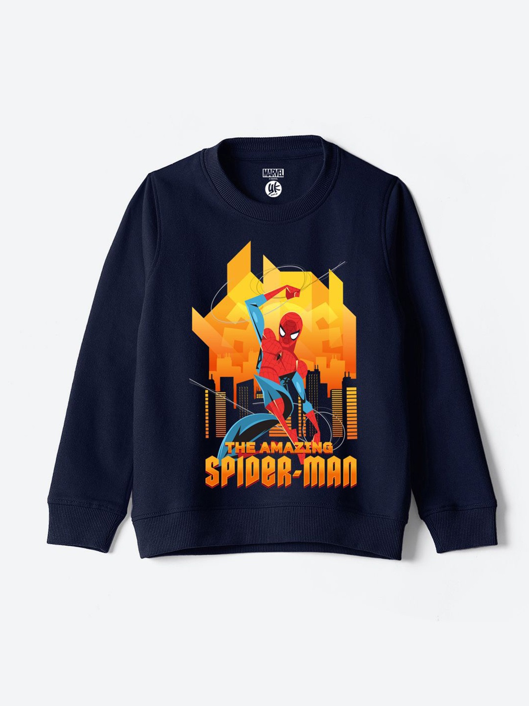 

YK Marvel Boys Printed Sweatshirt, Blue