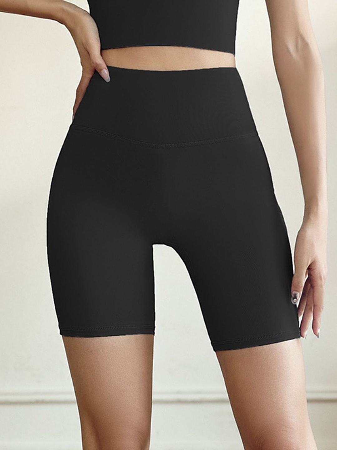 

LULU & SKY Women High-Rise Sports Tights, Black
