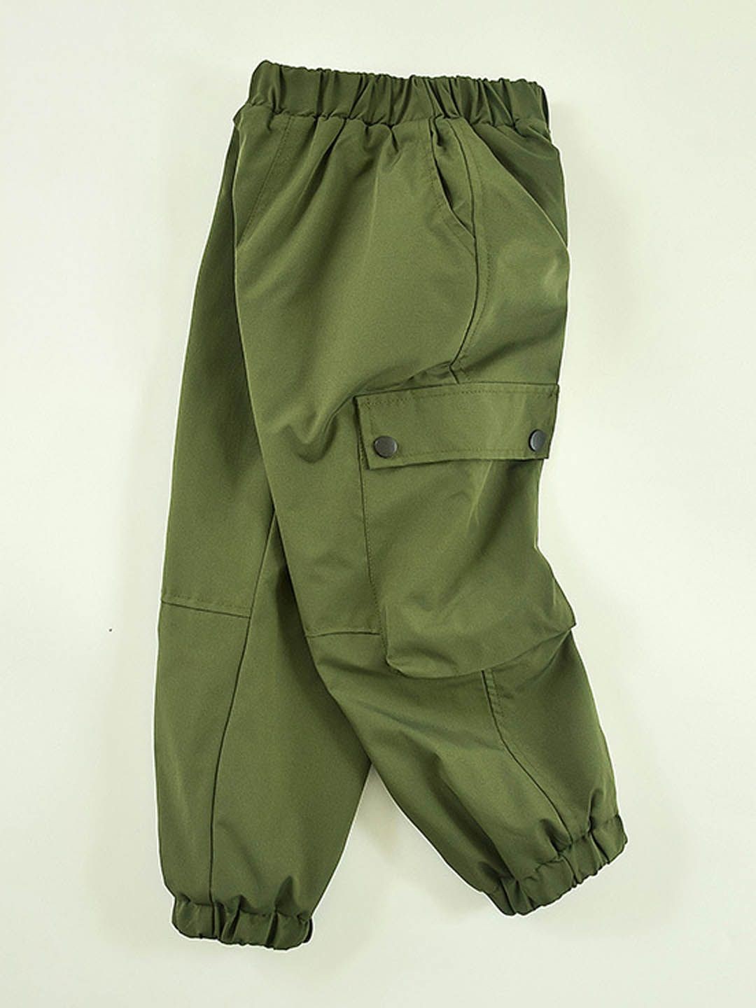 

Xsole Kids Relaxed Fit Joggers Trousers, Green