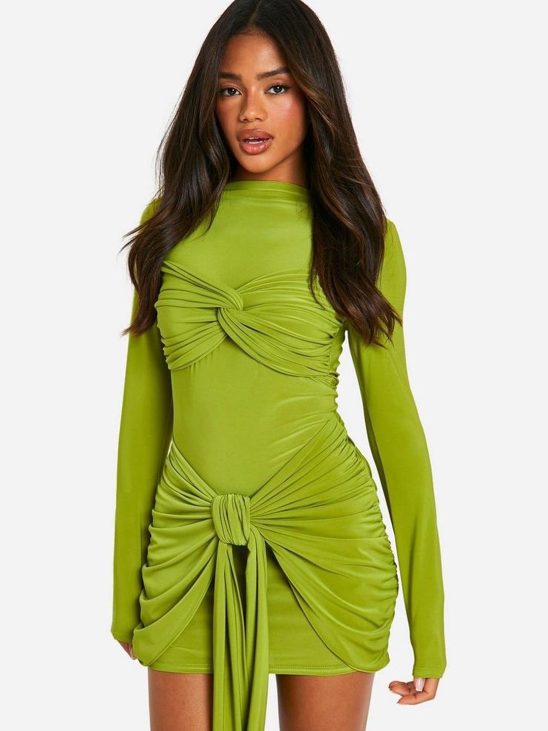 

LULU & SKY Sheath Mini Dress, Green