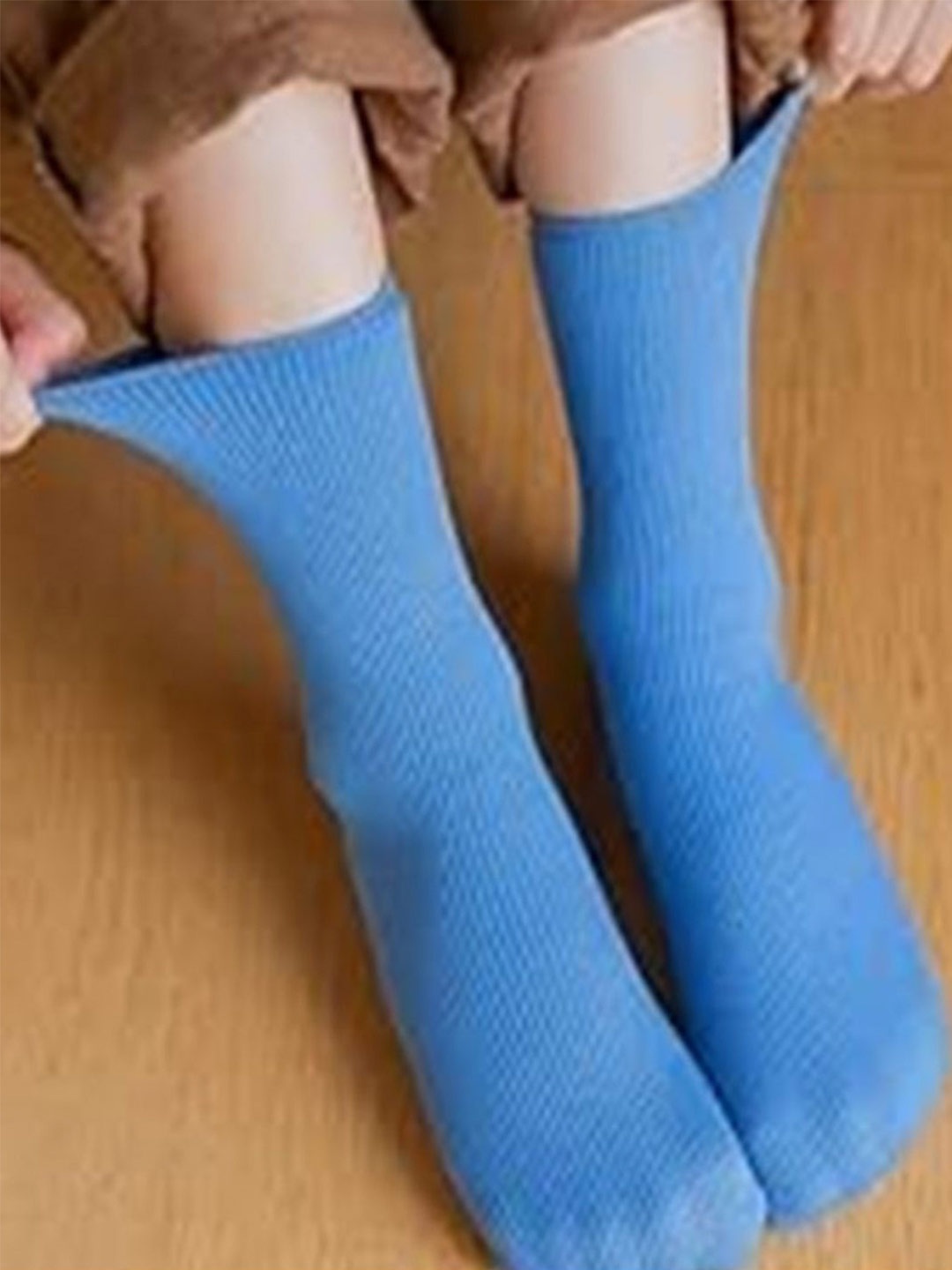 

BAESD Kids Cotton Ankle Length Socks, Blue