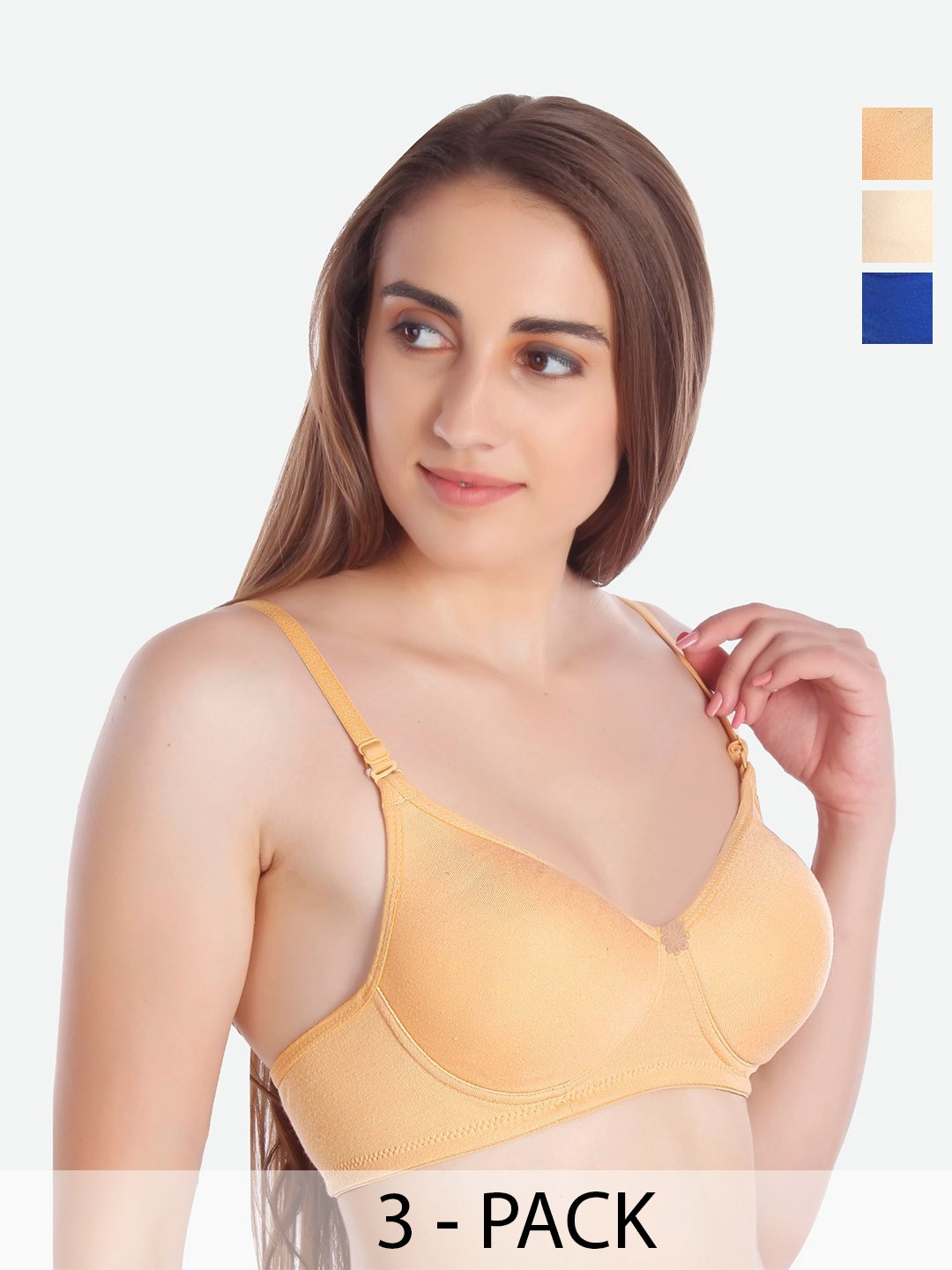 

MiEstilo Bra Full Coverage Lightly Padded, Pink