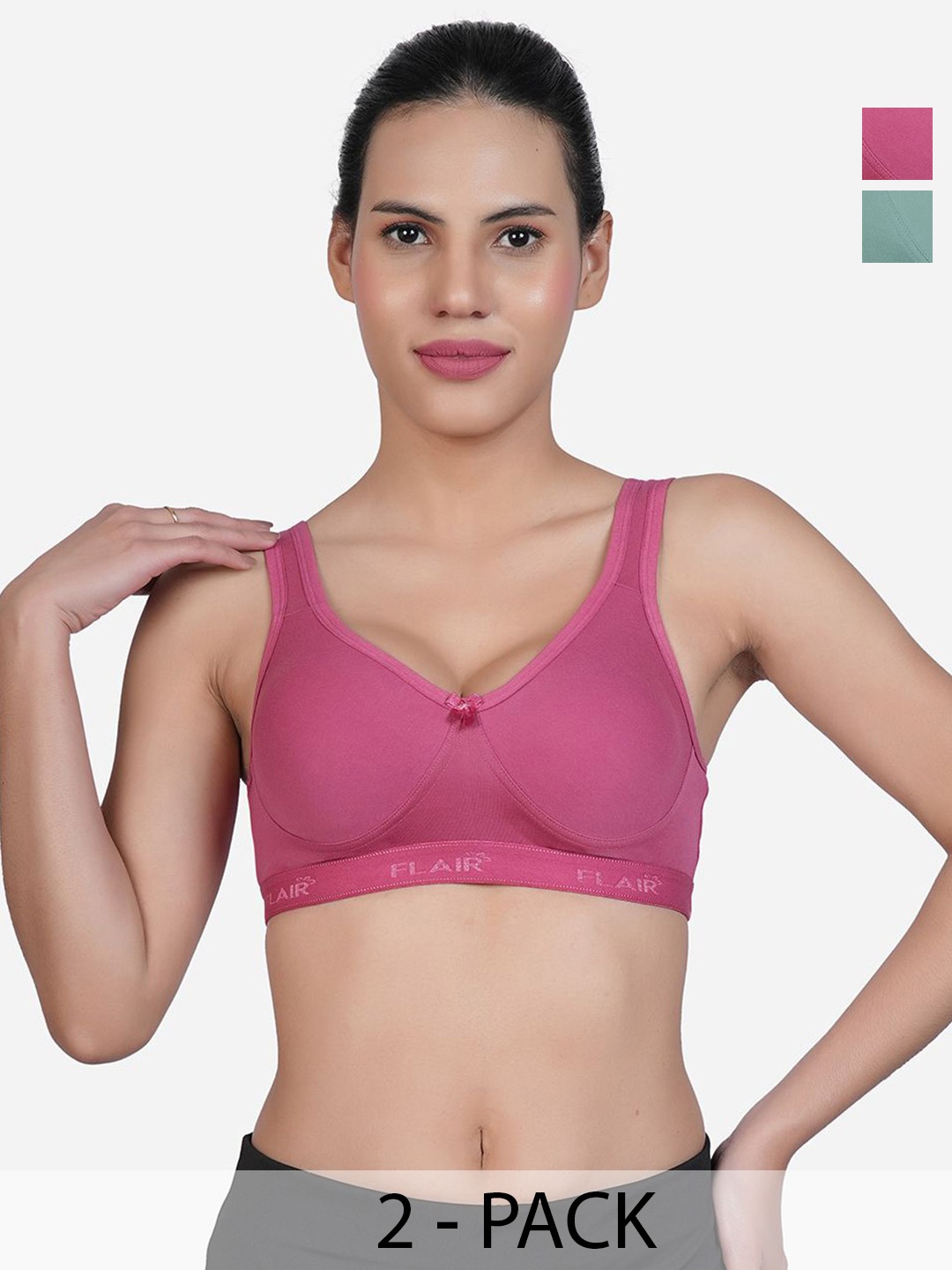 

SHYAM SONS FLAIR Bra Full Coverage, Green