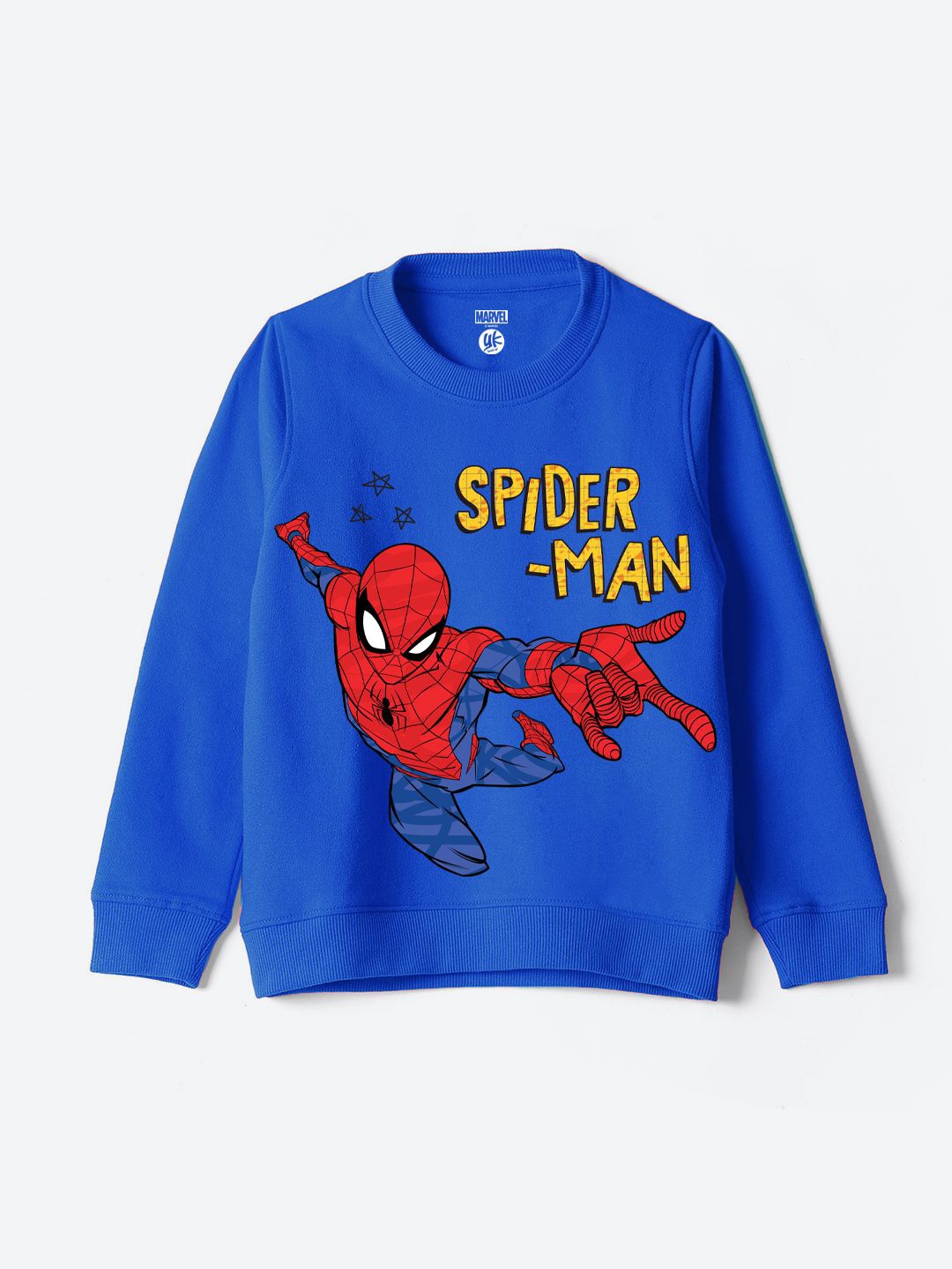 

YK Marvel Boys Printed Pullover Sweatshirt, Blue