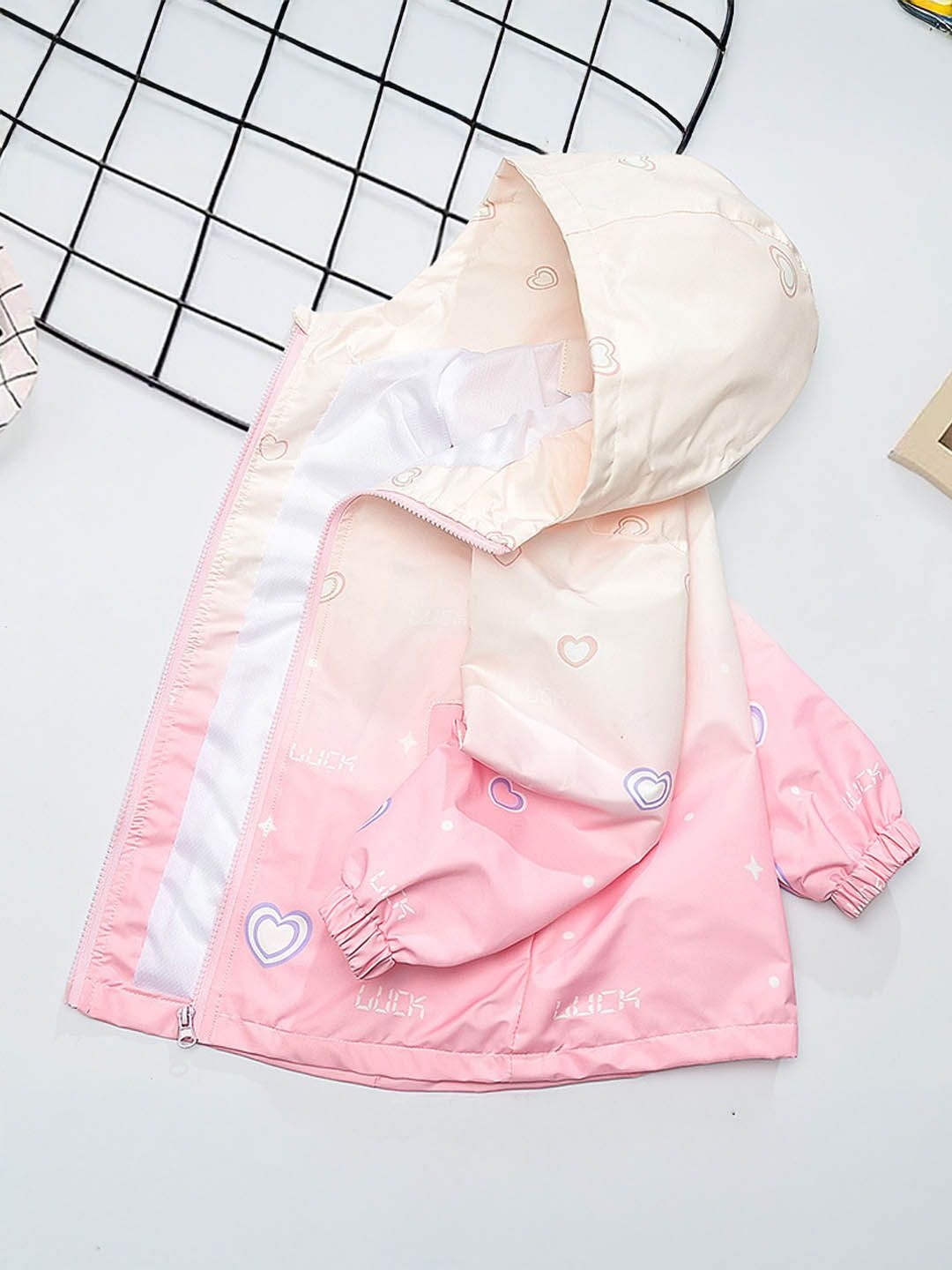 

Xsole Unisex Kids Colourblocked Bomber Jacket, Pink