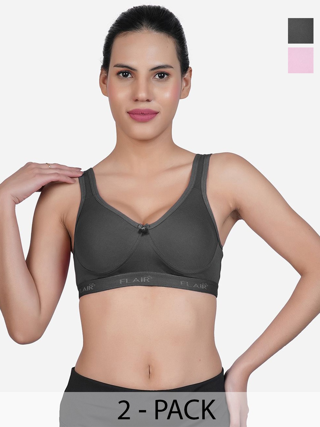

SHYAM SONS FLAIR Bra Full Coverage, Black