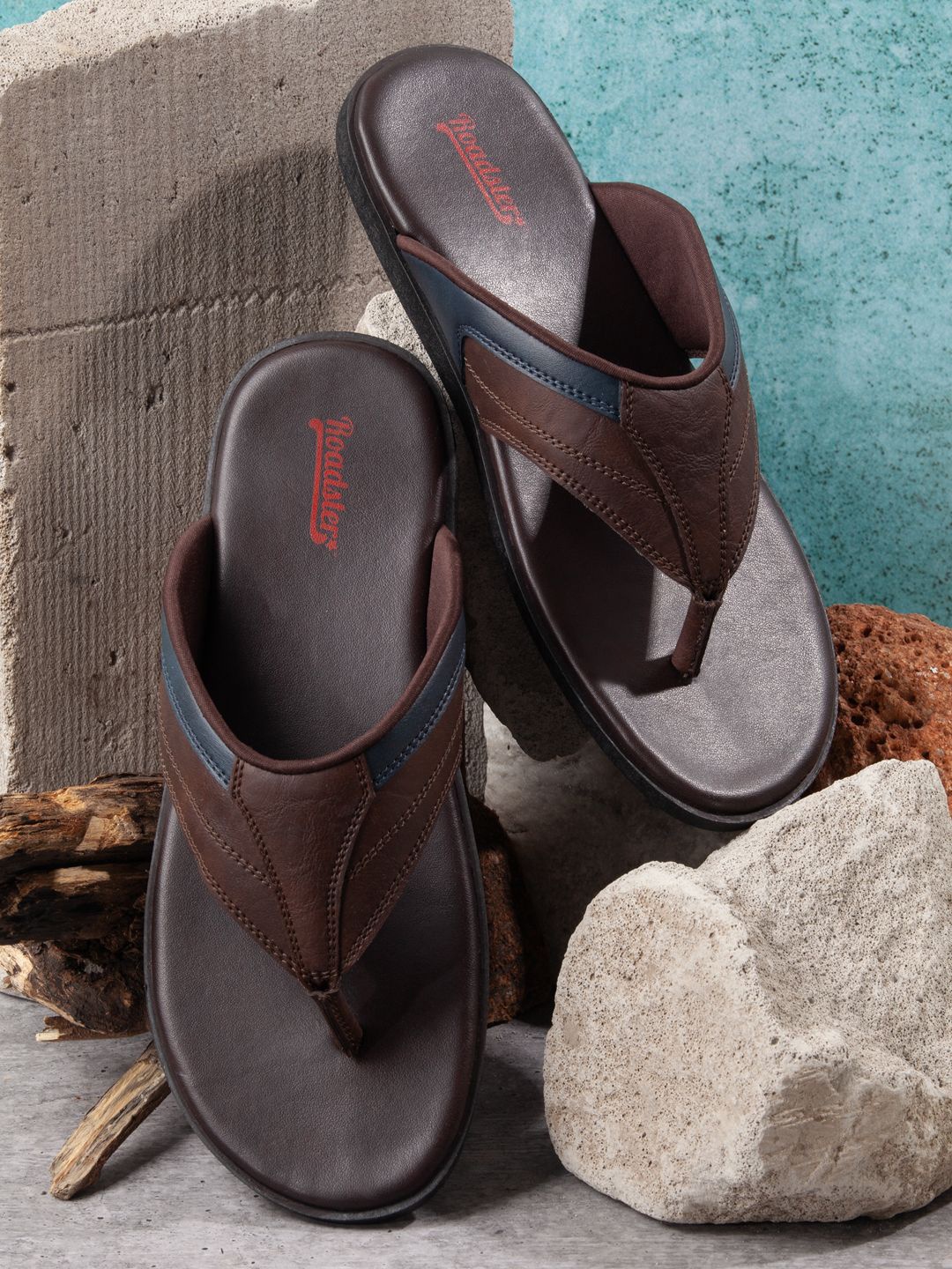 

Roadster Men Comfort Sandals, Brown