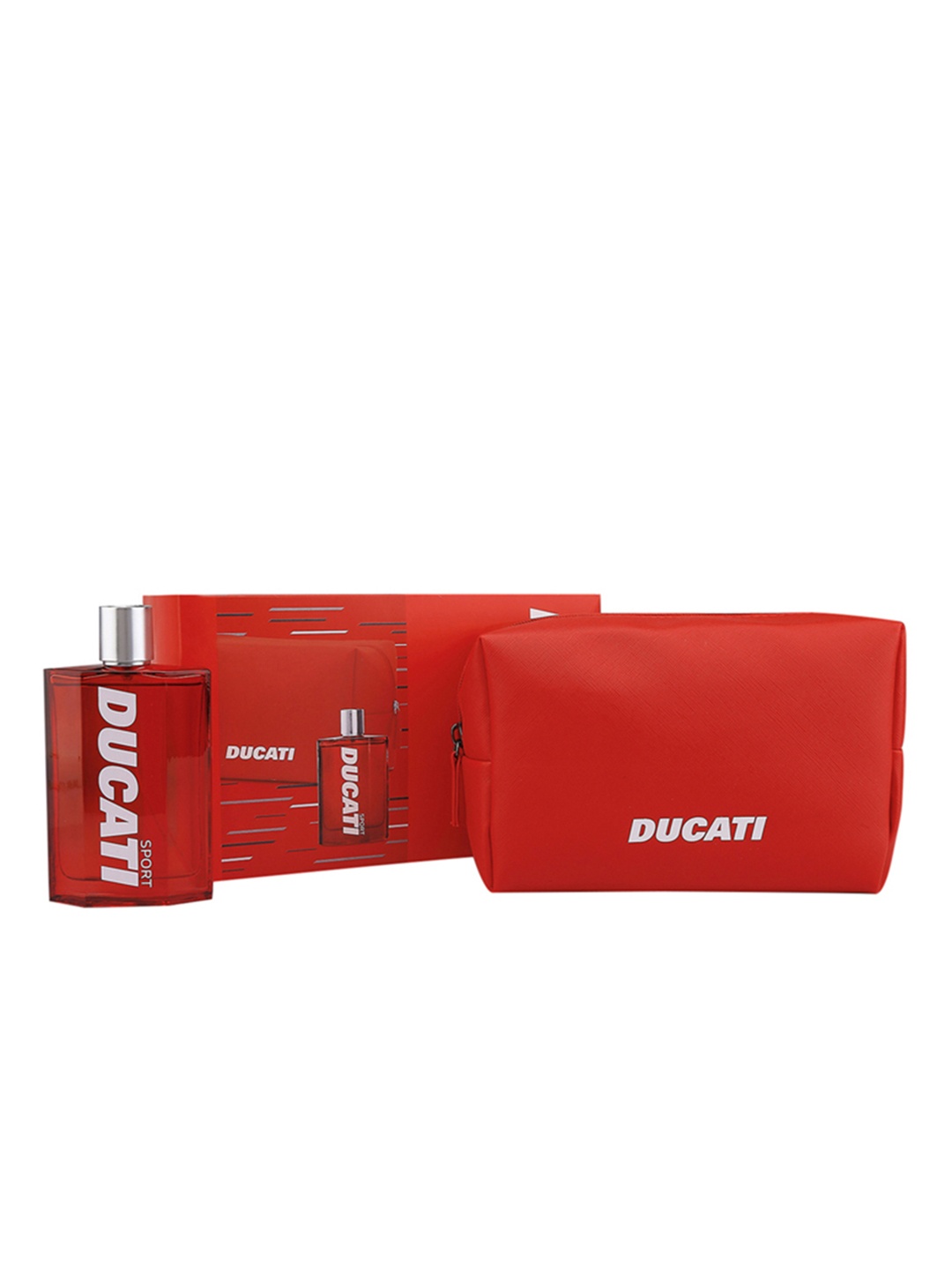 

Ducati Men Long Lasting Eau de Toilette With Toiletry Bag - 100ml, Red