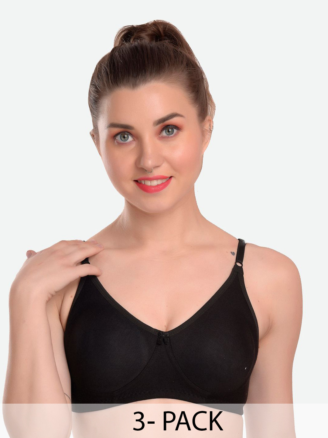 

MiEstilo Bra Full Coverage, Black