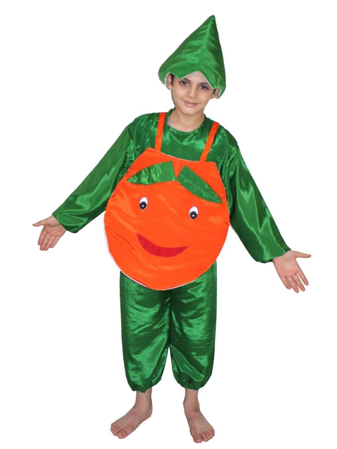

Kaku Fancy dresses Kids Orange Fruits Costume Set