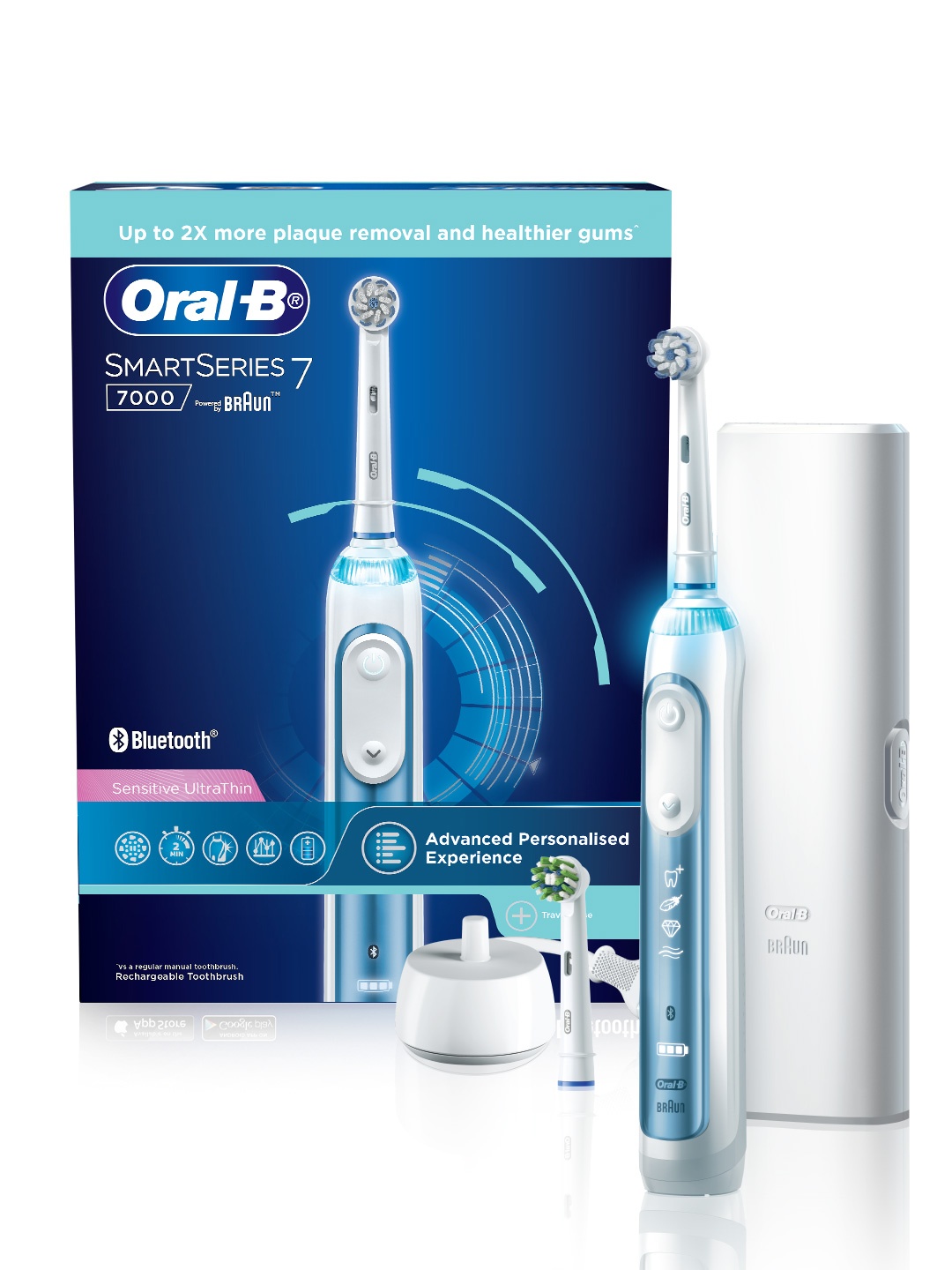 

Oral - B Smart 7 Electric Toothbrush With Ultra Soft Brush Head, White