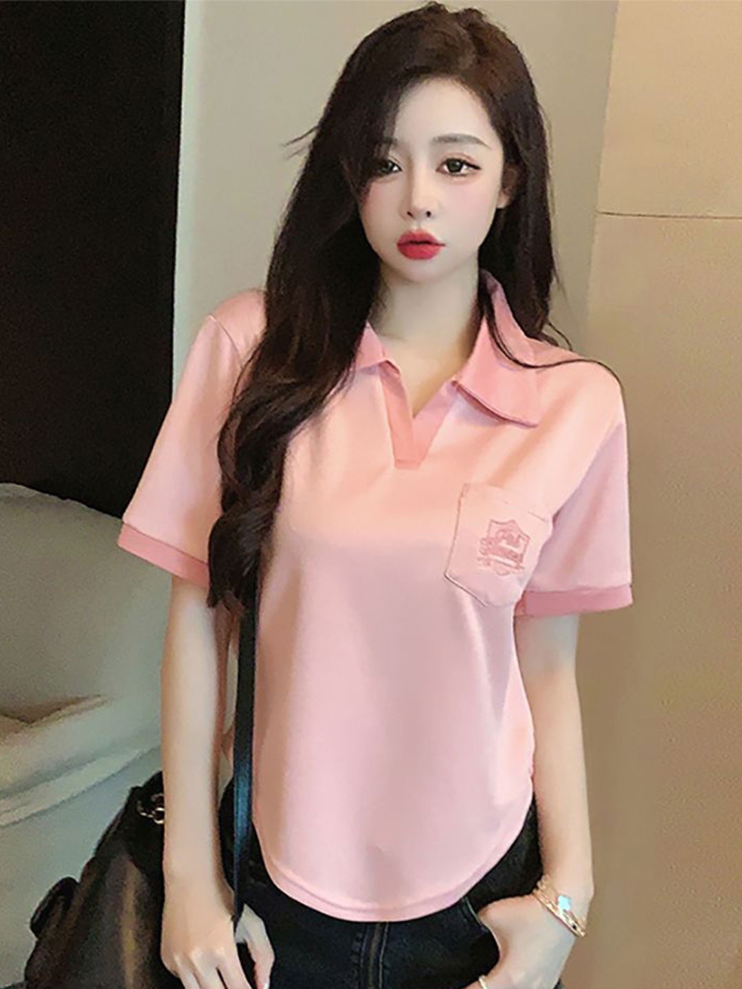 

StyleCast x Revolte Women Shirt Style Top, Pink