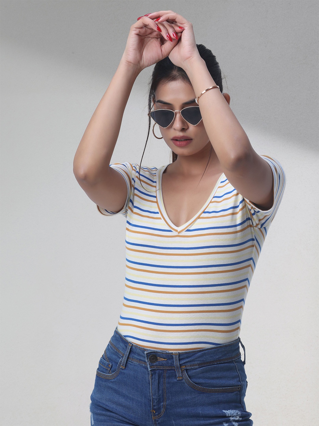 

sollobell Women Cotton Crop Top, Yellow