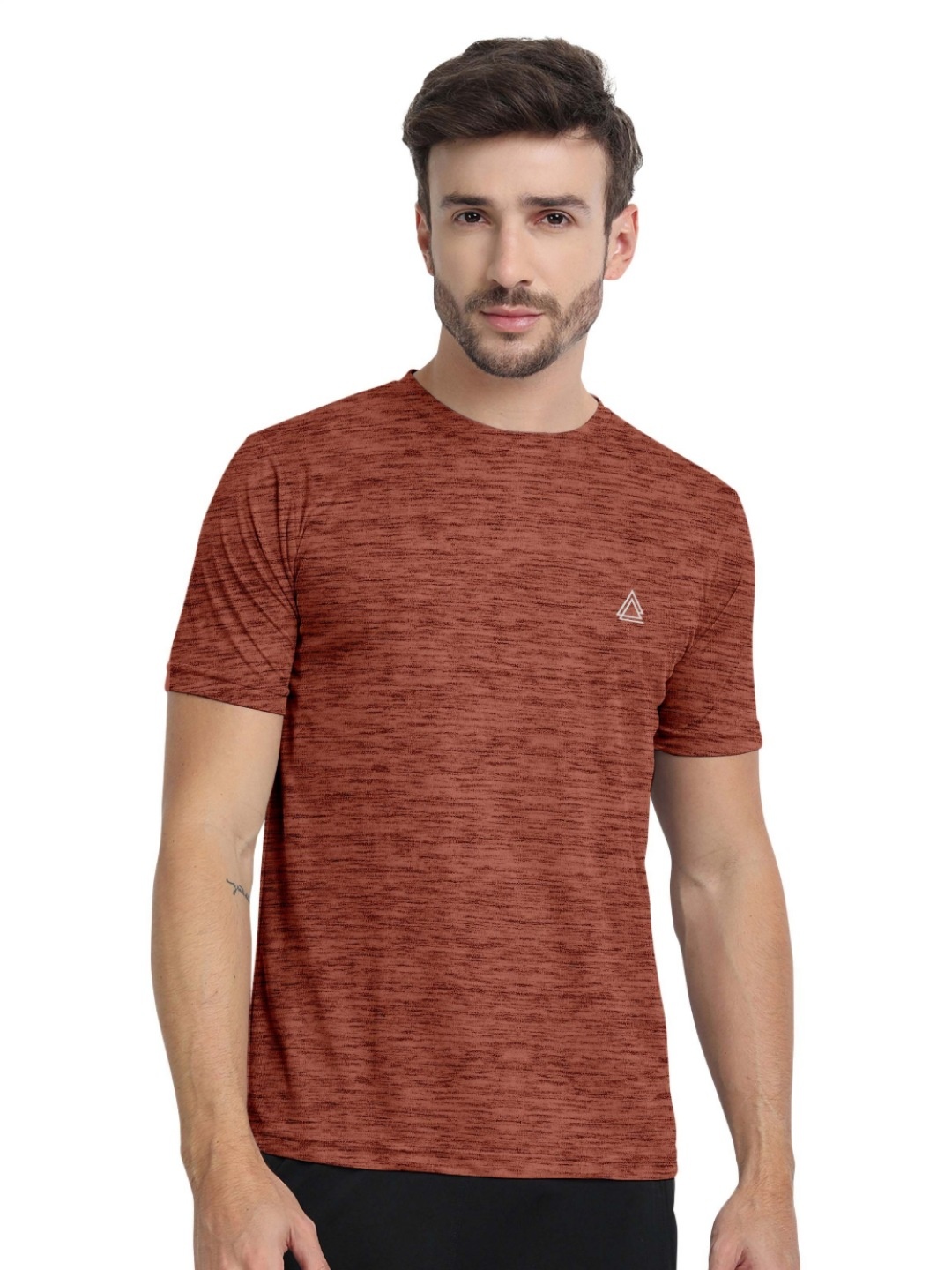 FTX Abstract Printed Round Neck Short Sleeves T-shirt